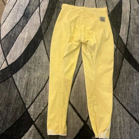 Yellow Performance Riding Pants - Picture 5 of 5